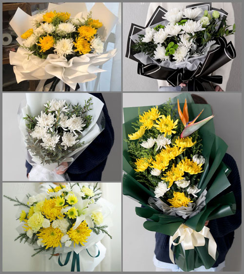 贵州毕节市黔西县谷里镇前华村白事花束代送